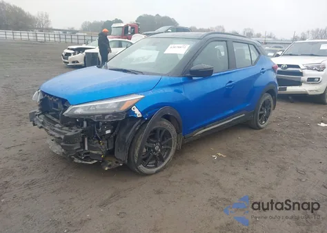 2021 Nissan Kicks Sr Xtronic Cvt z USA, uszkodzony, nr VIN 3N1CP5DV0ML478104